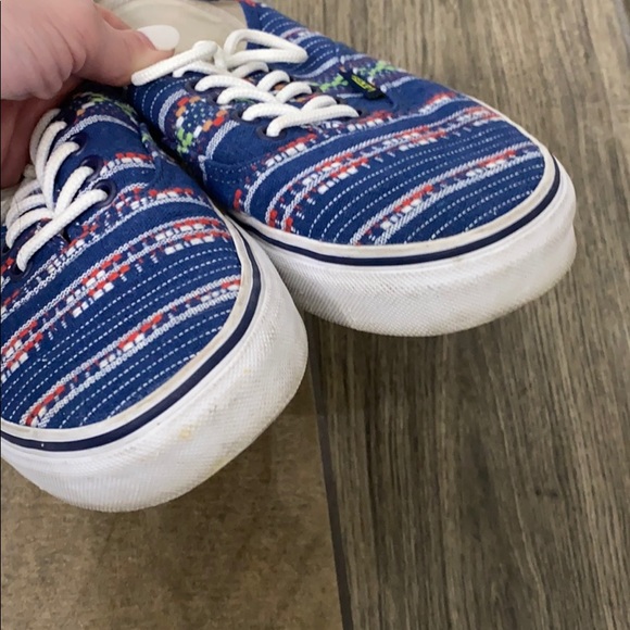 Vans Aztec Blue Lace Up Sneakers - Picture 3 of 7